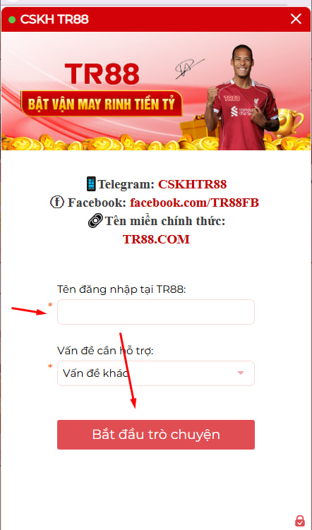 Liên hệ CSKH TR88